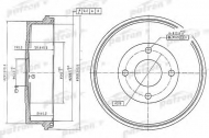 Тормозный барабан PATRON PDR1066