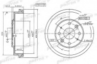 Тормозный барабан PATRON PDR1546