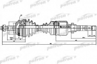Вал PATRON PDS0145