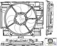 Вентилятор HELLA 8EW 351 043-331