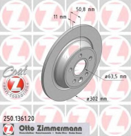 Тормозной диск ZIMMERMANN 250.1361.20