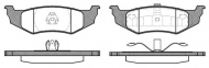 Комплект тормозных колодок METZGER 0482.40
