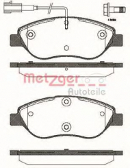 Комплект тормозных колодок METZGER 0860.02