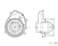 вентилятор BEHR HELLA SERVICE 8EW 009 159-131