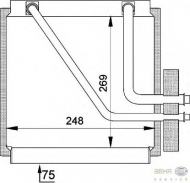 Испаритель BEHR HELLA SERVICE 8FV 351 210-141