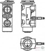 Клапан BEHR HELLA SERVICE 8UW 351 234-201