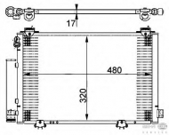Конденсатор BEHR HELLA SERVICE 8FC 351 302-201