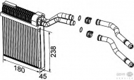 Теплообменник BEHR HELLA SERVICE 8FH 351 315-621