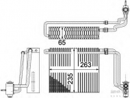 Испаритель BEHR HELLA SERVICE 8FV 351 331-171