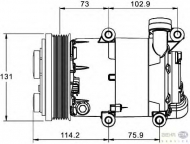 Компрессор BEHR HELLA SERVICE 8FK 351 334-031