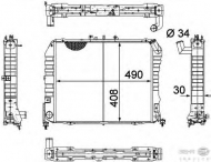 Теплообменник BEHR HELLA SERVICE 8MK 376 705-701