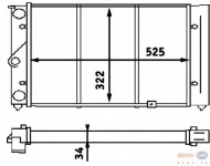 Теплообменник BEHR HELLA SERVICE 8MK 376 713-371