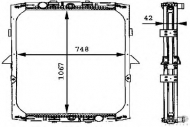 Теплообменник BEHR HELLA SERVICE 8MK 376 721-531