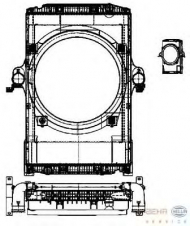 Теплообменник BEHR HELLA SERVICE 8MK 376 722-201