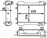 Теплообменник BEHR HELLA SERVICE 8MO 376 725-731
