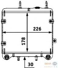 Теплообменник BEHR HELLA SERVICE 8MO 376 726-071