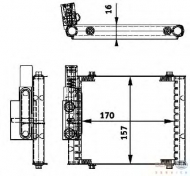 Теплообменник BEHR HELLA SERVICE 8MO 376 726-231
