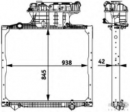 Теплообменник BEHR HELLA SERVICE 8MK 376 728-661