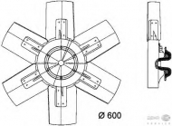 Вентилятор BEHR HELLA SERVICE 8MV 376 730-261