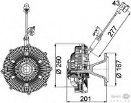 Сцепление BEHR HELLA SERVICE 8MV 376 757-461
