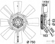 Вентилятор BEHR HELLA SERVICE 8MV 376 758-281