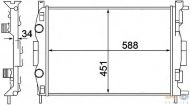 Теплообменник BEHR HELLA SERVICE 8MK 376 772-041