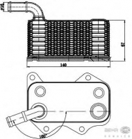 Теплообменник BEHR HELLA SERVICE 8MO 376 783-771