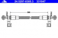 Шлангопровод ATE 24.5297-0385.3