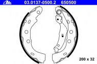 Комлект тормозных накладок ATE 03.0137-0500.2