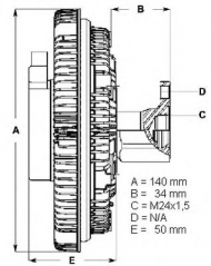 Сцепление BERU LK013