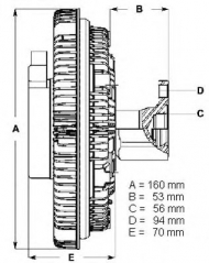 Сцепление BERU LK049