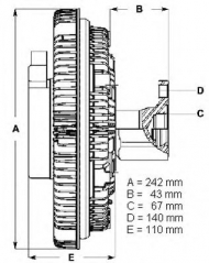 Сцепление BERU LK055