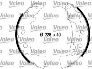 Комлект тормозных накладок VALEO 553867