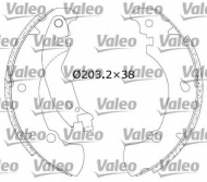 Комлект тормозных накладок VALEO 553874