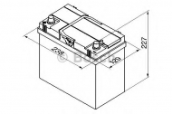 Аккумулятор BOSCH 0 092 S40 230
