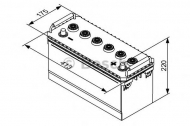 Аккумулятор BOSCH 0 092 T30 720