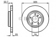 Тормозной диск BOSCH 0 986 478 012