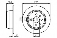 Тормозной диск BOSCH 0 986 478 086
