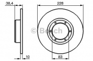 Тормозной диск BOSCH 0 986 478 103