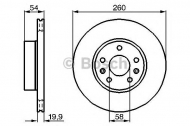 Тормозной диск BOSCH 0 986 478 218