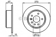 Тормозной диск BOSCH 0 986 478 267