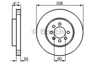Тормозной диск BOSCH 0 986 478 286