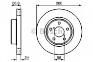 Тормозной диск BOSCH 0 986 478 293