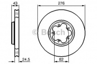 Тормозной диск BOSCH 0 986 478 299