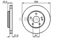 Тормозной диск BOSCH 0 986 478 301