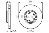 Тормозной диск BOSCH 0 986 478 303