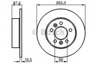 Тормозной диск BOSCH 0 986 478 305