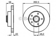 Тормозной диск BOSCH 0 986 478 307