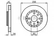 Тормозной диск BOSCH 0 986 478 327