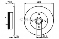 Тормозной диск BOSCH 0 986 478 331